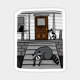 Trash Panda Porch Visit Magnet