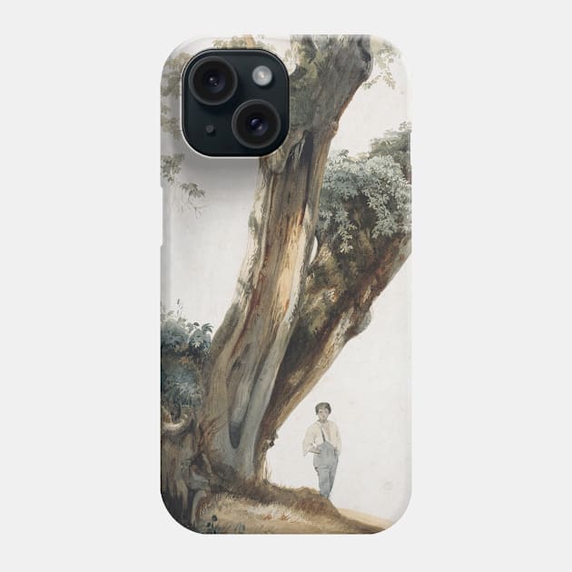 Ancient Trees in the Roman Campagna by Giovanni Costa Phone Case by Classic Art Stall