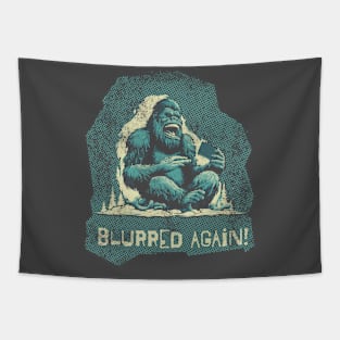 Blurry Sasquatch Tapestry