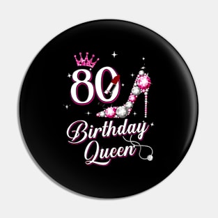 80 Queen 80Th Pin