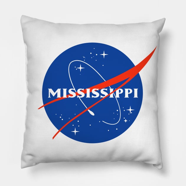 Mississippi Astronaut Pillow by kani