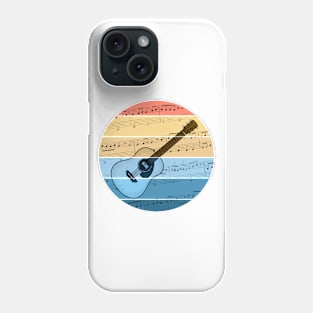 Acoustic Guitar Music Notation Guitarist Musician Phone Case