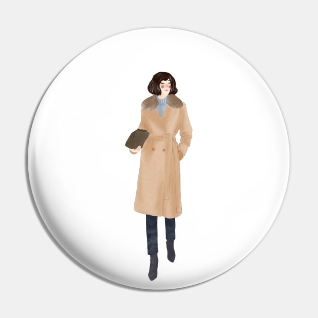 Working girl Pin by TheLeftyWork's