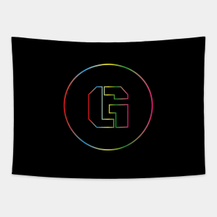 letter G colorful design Tapestry