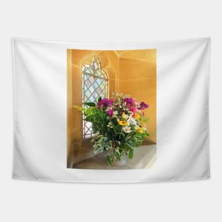 Spring Flowers Bouquet Tapestry