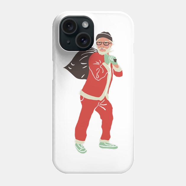 Hipster Santa Phone Case by Aurora B