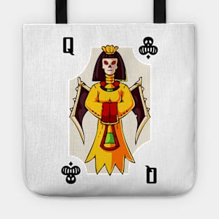 Easy Halloween Playing Card Costume: Queen of Clubs Tote