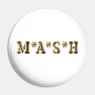 Retro MASH Logo Pin