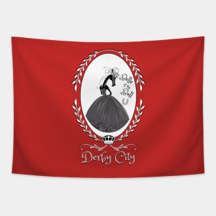 Derby City Collection: Belle of the Ball 6 (Red) Tapestry