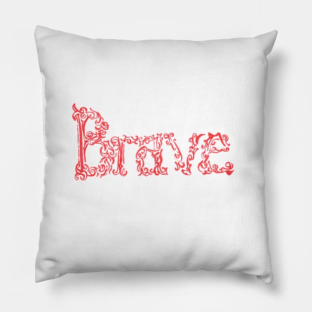 brave Pillow by RavensLanding