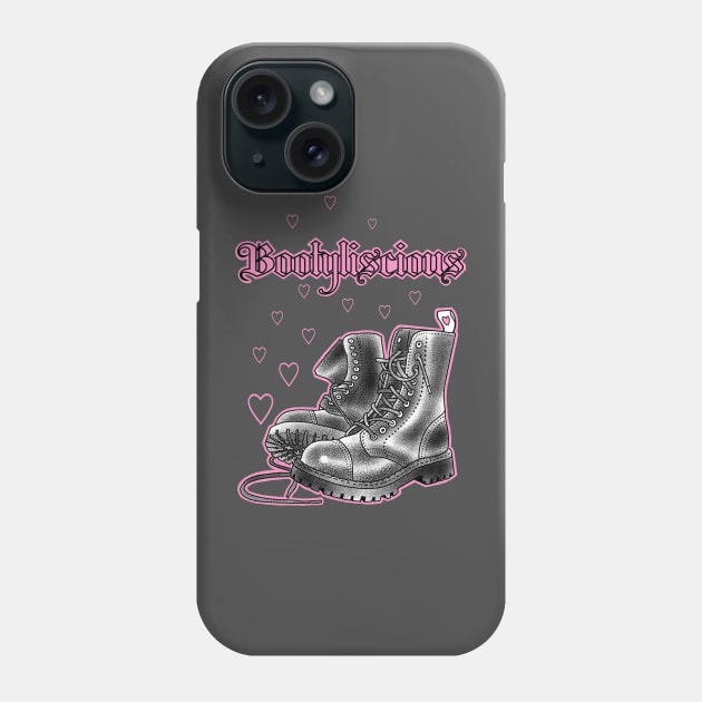 Bootyliscious combat boots Phone Case by weilertsen