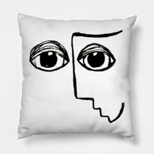 face and eyes Pillow