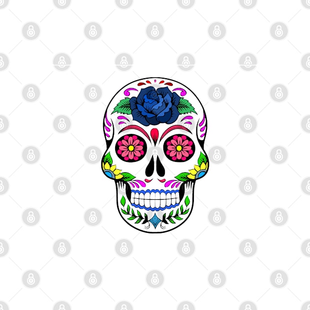 Day of the dead skull (not a shirt yet) by Designs by Dyer