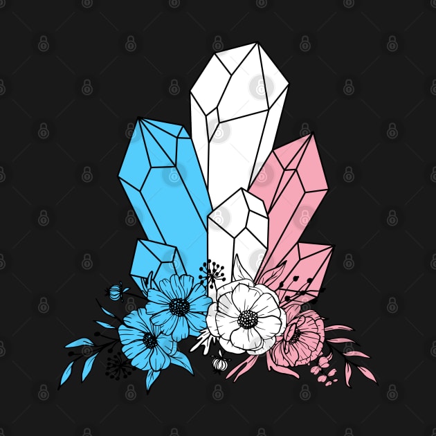 Transgender Flowery Crystals by Pridish
