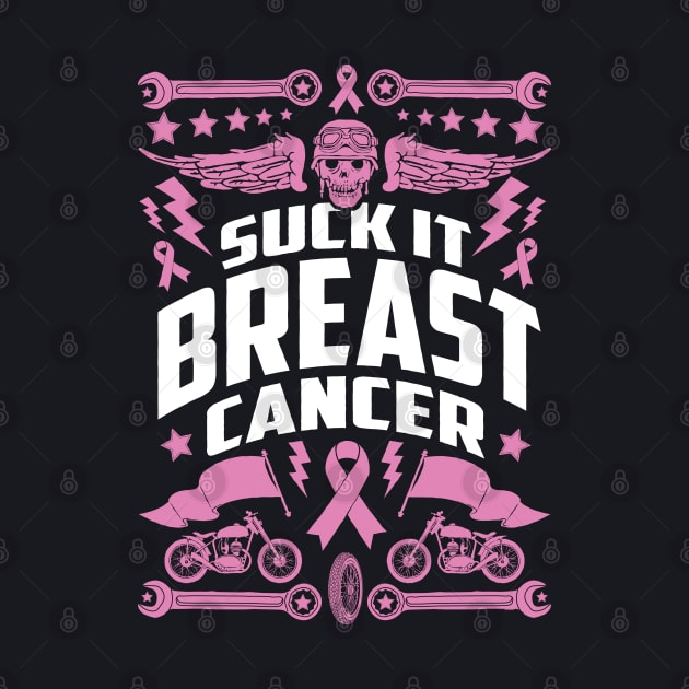 Suck It Breast Cancer | Motorcycle by jomadado