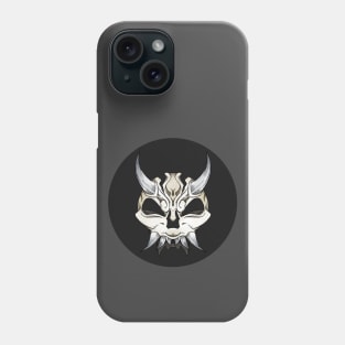 Black Mana Symbol in a Japanese Traditional Style- for fans of Magic the Gathering Phone Case