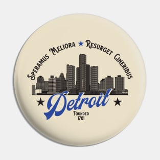 Detroit Pin