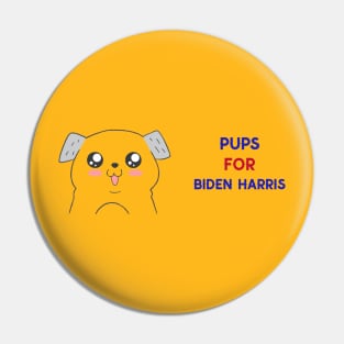 PUPS FOR BIDEN HARRIS Pin