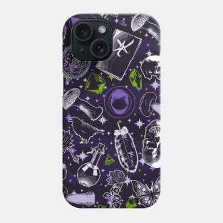 Witchcraft, lilac Phone Case