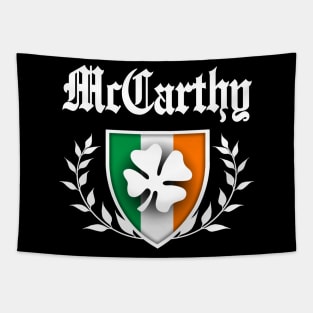 McCarthy Shamrock Crest Tapestry