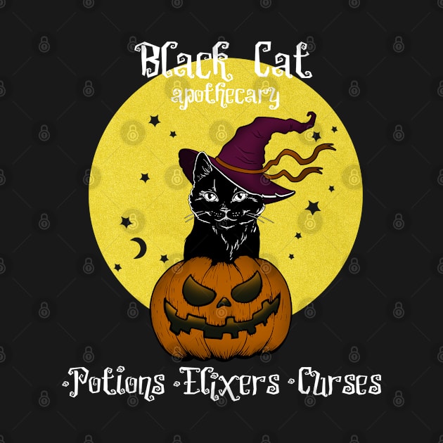 Black Cat Apothecary - Celebrating Halloween - Halloween Faboolous by LOSV