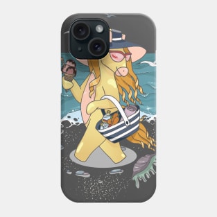 Horse on the beach Phone Case