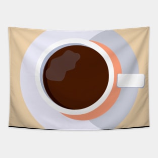 Minimal Kitchen Coffee Tapestry