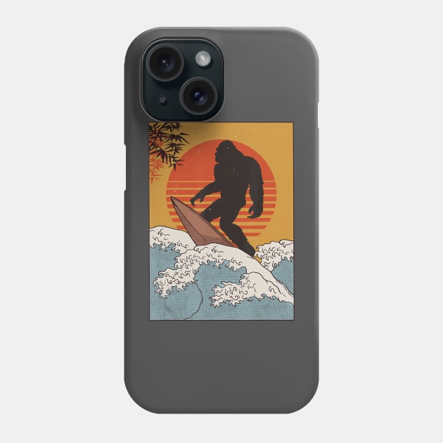 Vintage Squatch Phone Case by The Convergence Enigma