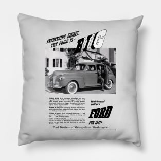 1941 FORD - advert Pillow