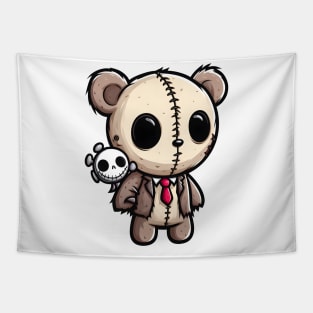 Cute  strange Halloween bear kawaii Tapestry