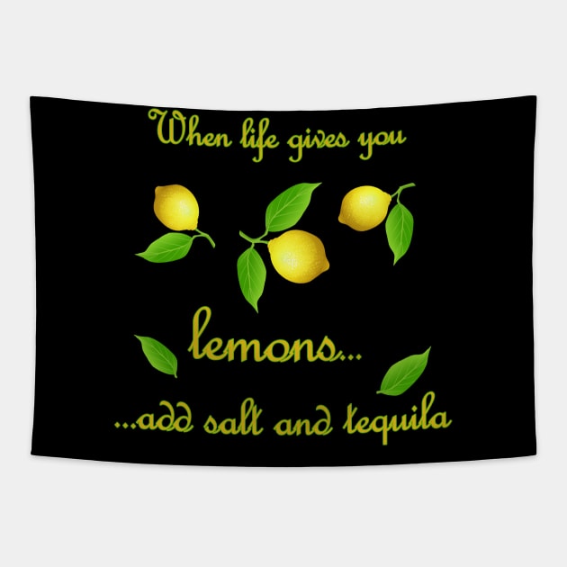 When Life Gives You Lemons Tapestry by valentinahramov