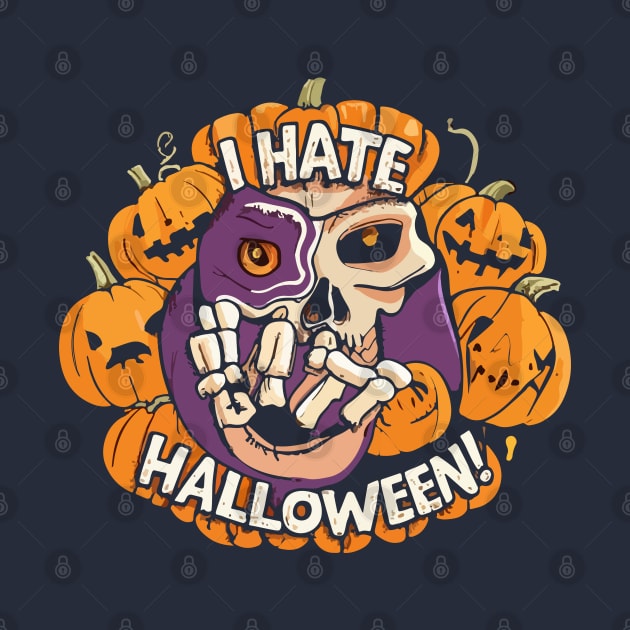 I don't like Halloween by CatCoconut-Art