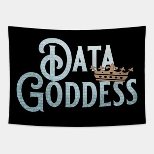 Data Goddess Crown Tapestry