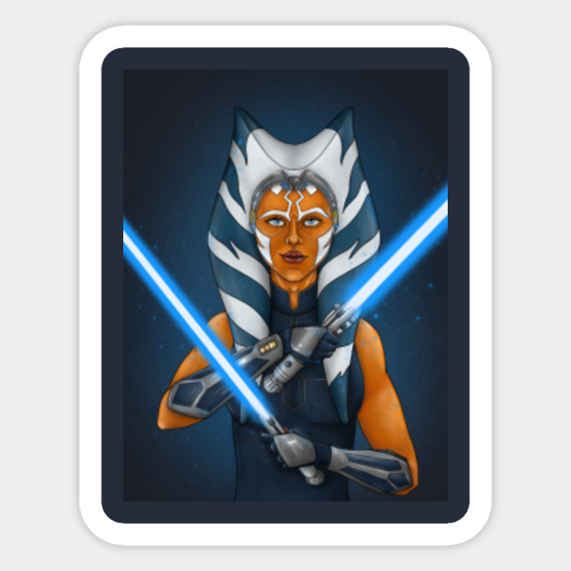 Ahsoka Tano Cw Season 7 Ahsokatano Sticker Teepublic