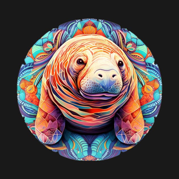 Mandala Manatee by Jason's Finery