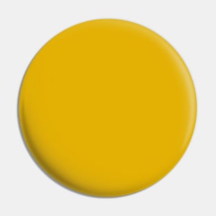 Medallion Yellow Plain Solid Color Pin