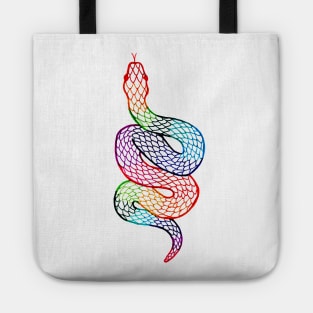 Rainbow Snake Tote