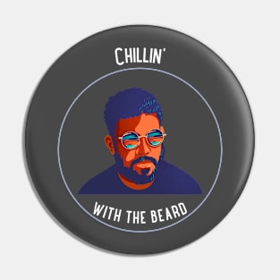 Chilling With The Beard Pin