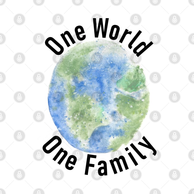 One World One Family by Lunar Scrolls Design