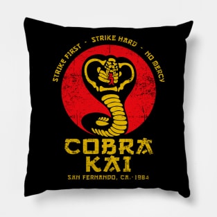 Cobra Kai Red Circle Cobra Pillow