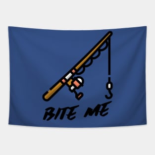 Bite Me / Fishing Design / Fishing Lover Tapestry