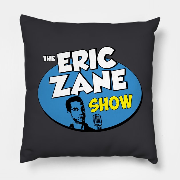 Logo design Pillow by The Eric Zane Show Podcast