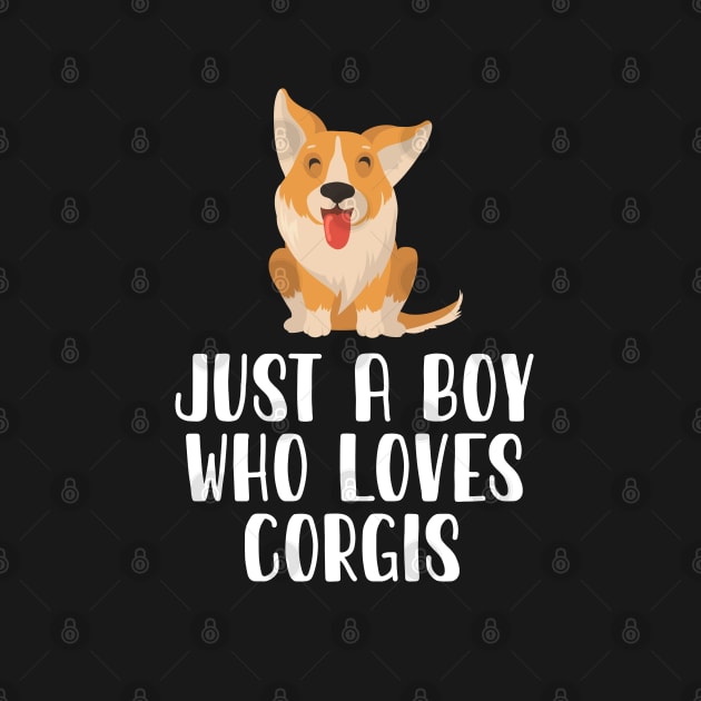 Just A Boy Who Loves Corgis by simonStufios