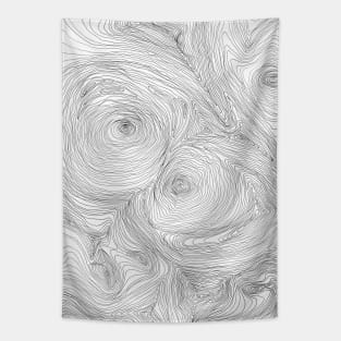 Contour Map Tapestry