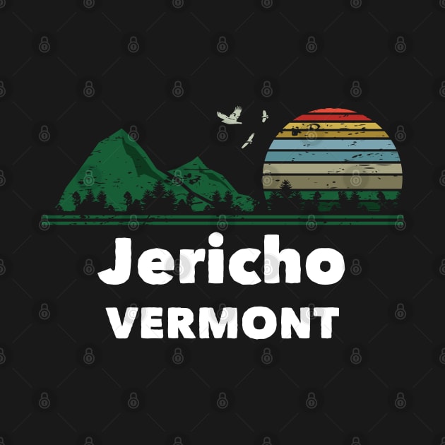 Mountain Sunset Flying Birds Outdoor Jericho Vermont by greenrepublicmerch