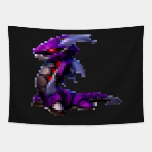 8bit Robot dragon Tapestry