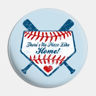 There's No Place Like Home Plate Baseball Country Pin