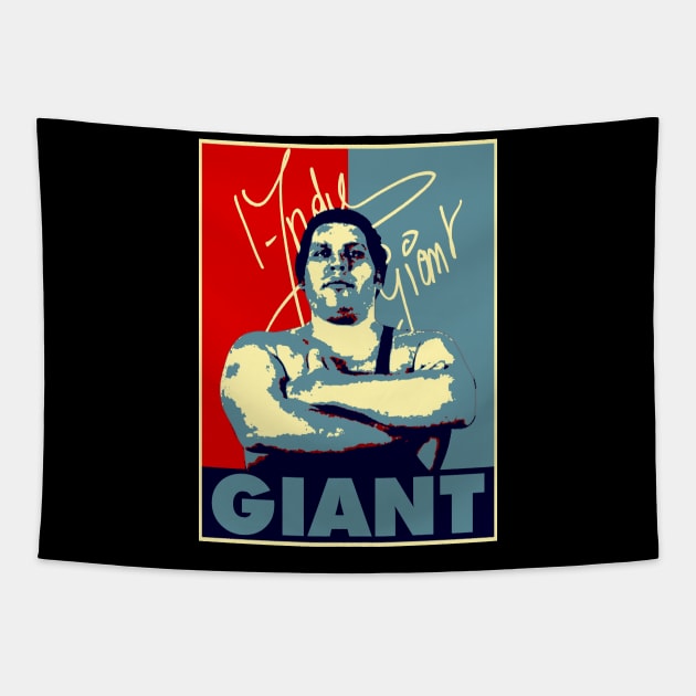 Andre the giant Tapestry by AxLSTORE