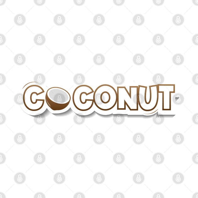 Coconut Text by dewarafoni