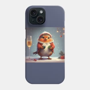 Grumpy new year owl Phone Case